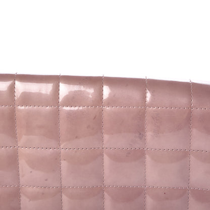 Chanel Patent Quilted East West Chocolate Bar Flap Light Purple 11 of 15