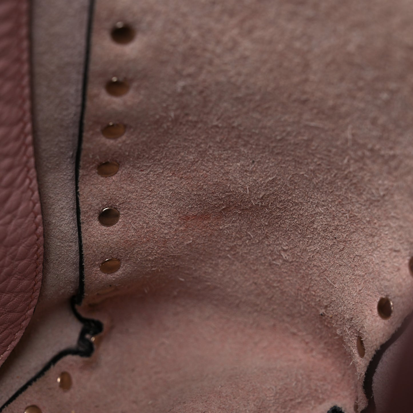 Pebbled Calfskin Small Rockstud Flip-Lock Messenger Bag Water Rose