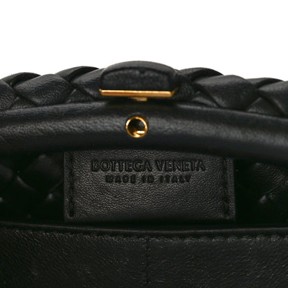 Bottega Veneta Nappa Intreccio Mini Padded Handle Bag Black 6 of 9