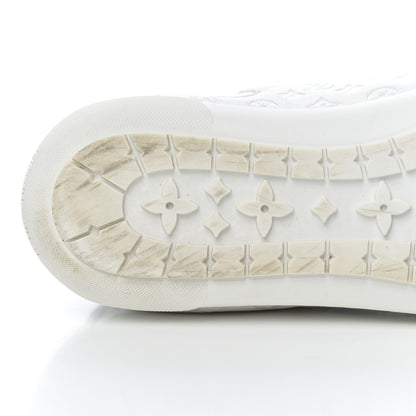 Louis Vuitton Calfskin Embossed Monogram Toucan Sneakers 38 White 15 of 19