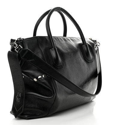 Givenchy Smooth Calfskin Medium Studded Soft Antigona Black 3 of 9