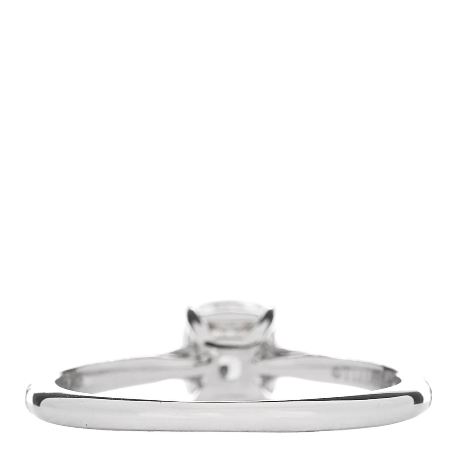 Tiffany Platinum Diamond .84ct Novo Cushion Cut Engagement Ring 52 6 4 of 7