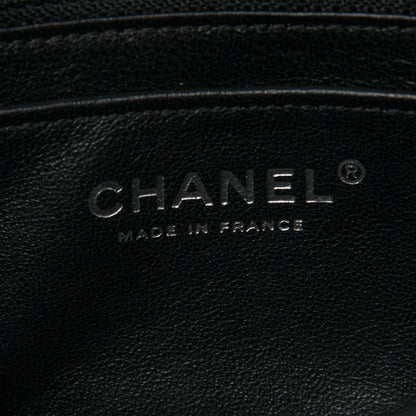 Chanel Crumpled Calfskin Quilted Mini Rectangular Flap So Black 6 of 8