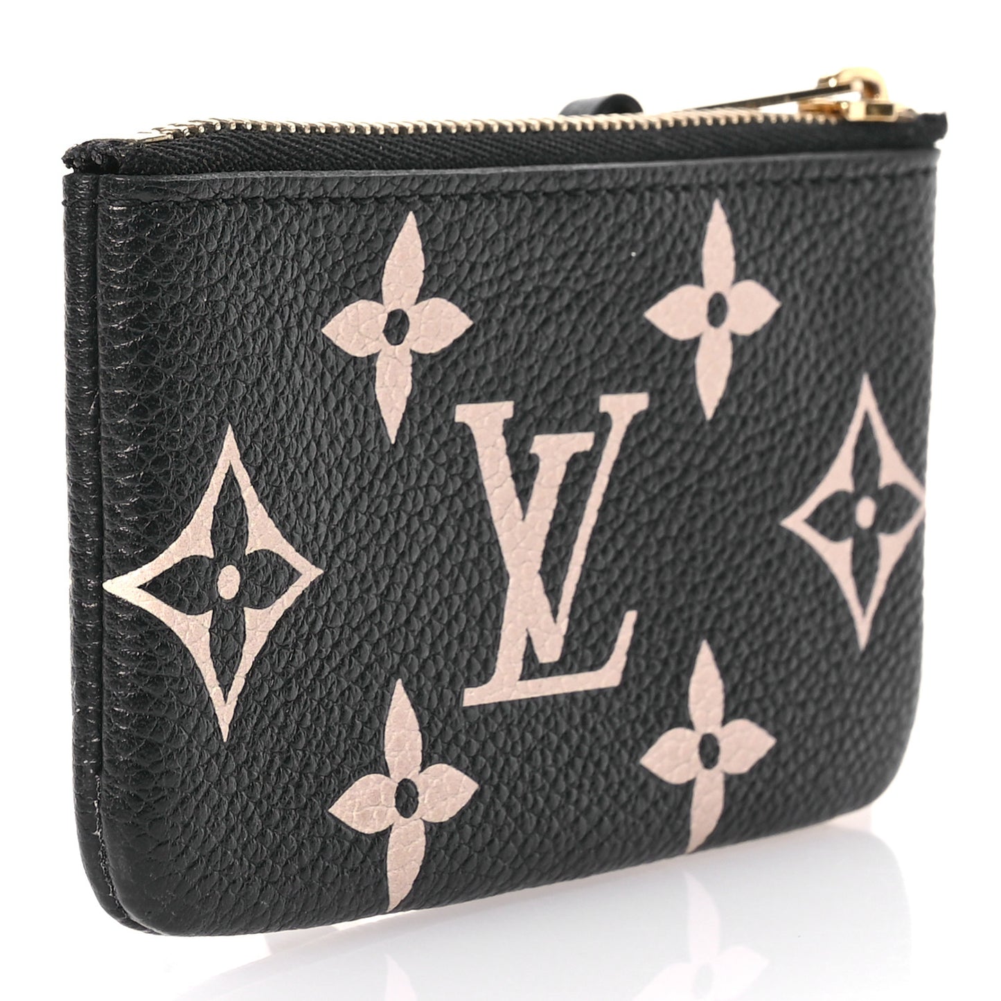 Empreinte Monogram Giant Key Pouch Black Beige