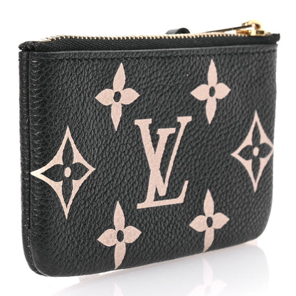 Louis Vuitton Empreinte Monogram Giant Key Pouch Black Beige 3 of 8