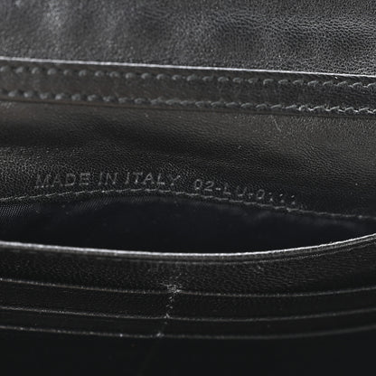 Christian Dior Lambskin Cannage Rendez-vous Chain Wallet Black 7 of 10