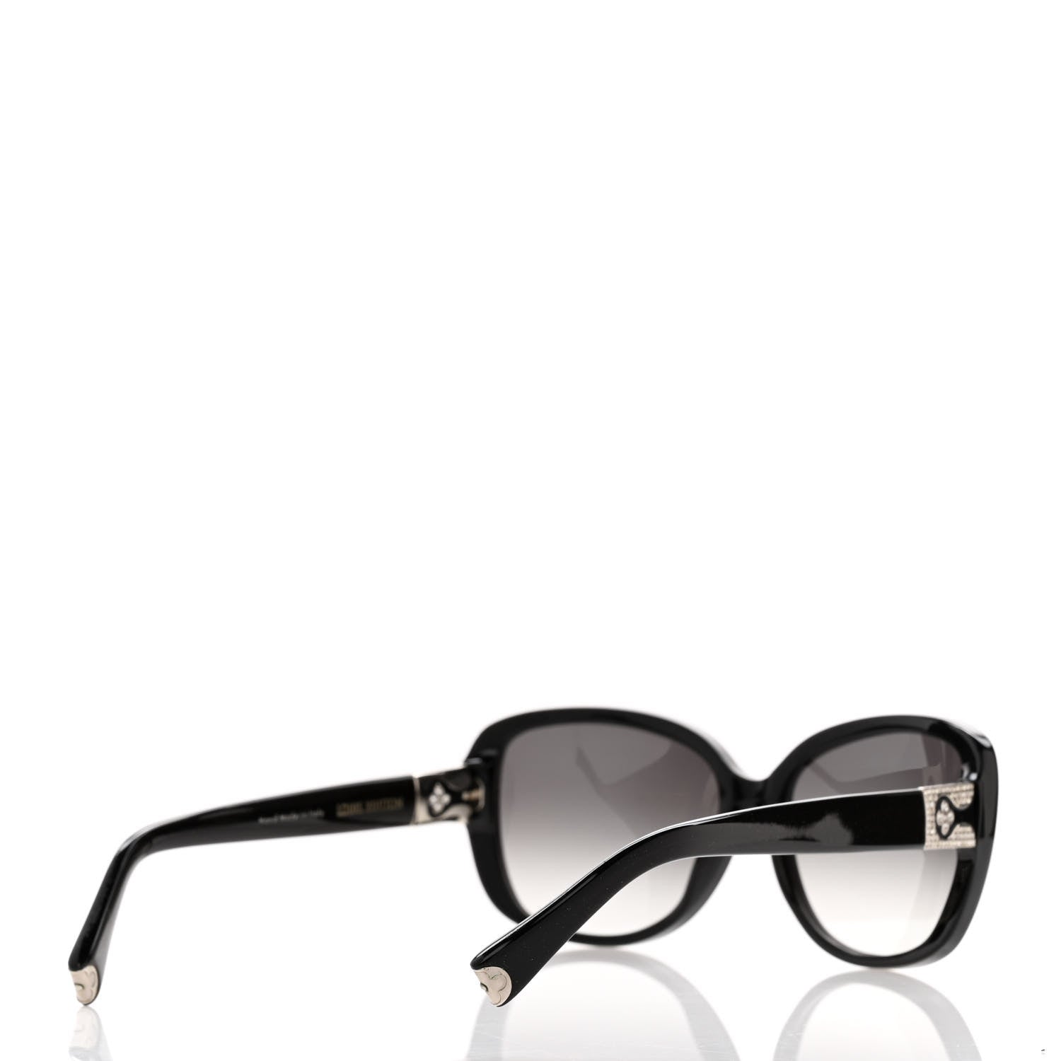 Louis Vuitton Acetate Obsession GM Sunglasses Z0457W Black Glitter 4 of 8