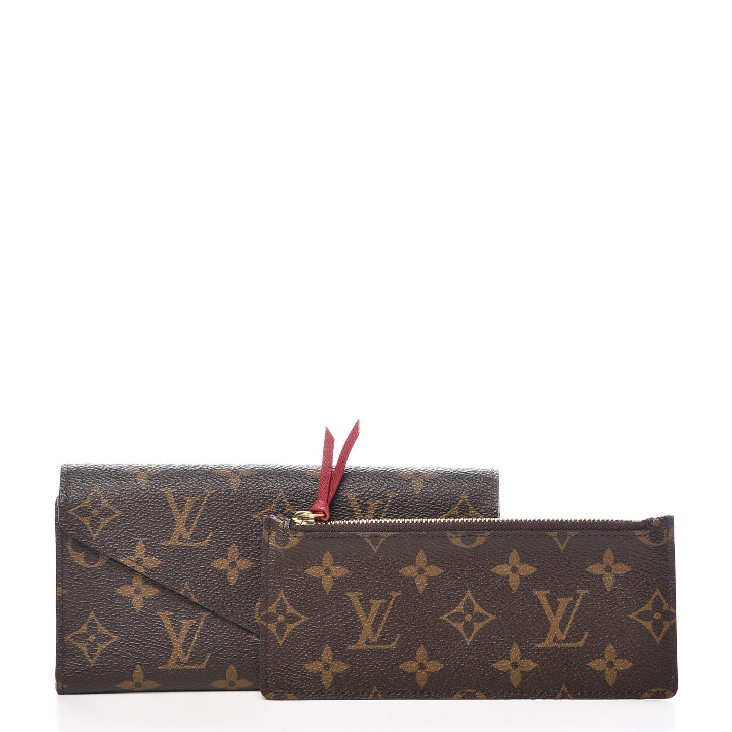 Monogram Josephine Wallet Red
