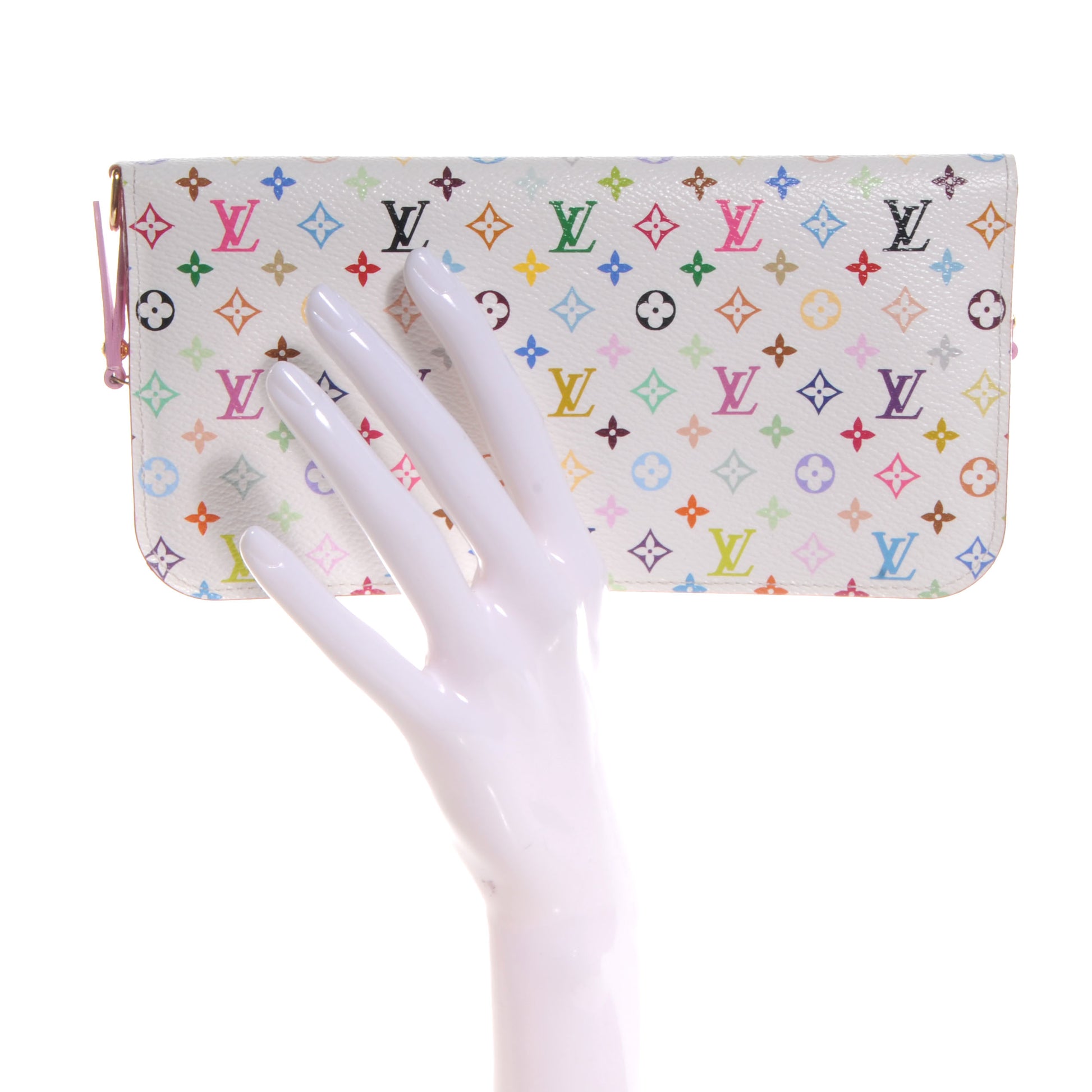 Louis Vuitton Monogram Multicolor Insolite Wallet Litchi 2 of 8