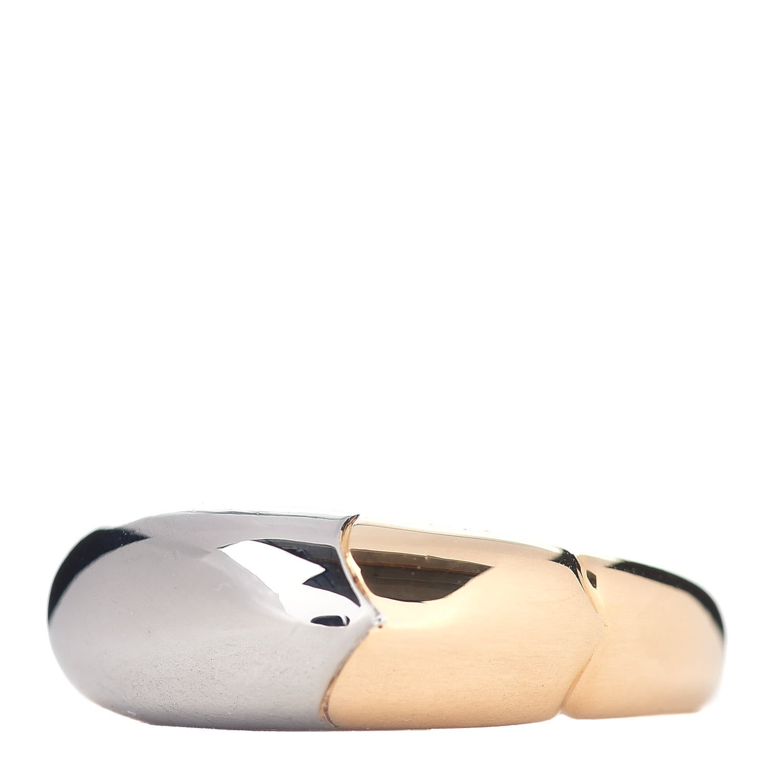 Bulgari 18K Yellow Gold Stainless Steel Celtica Ring 48 4.5 3 of 6