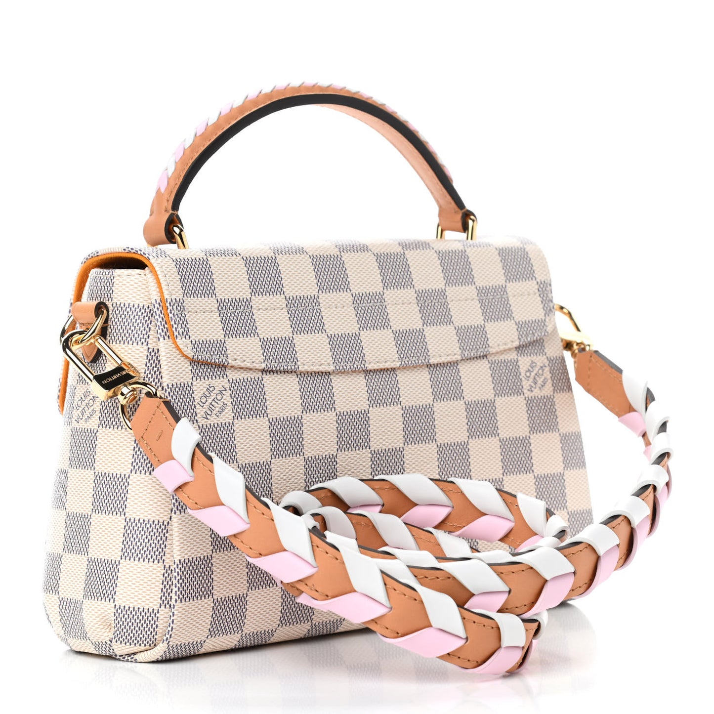 Damier Azur Braided Croisette Rose