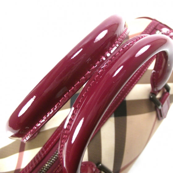 Nova Check Chester Bowling Bag Raspberry Sorbet