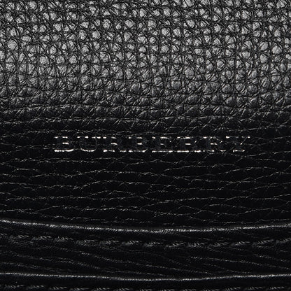 Burberry Grainy Calfskin Vintage Check Baby Macken Crossbody Bag Black 6 of 6