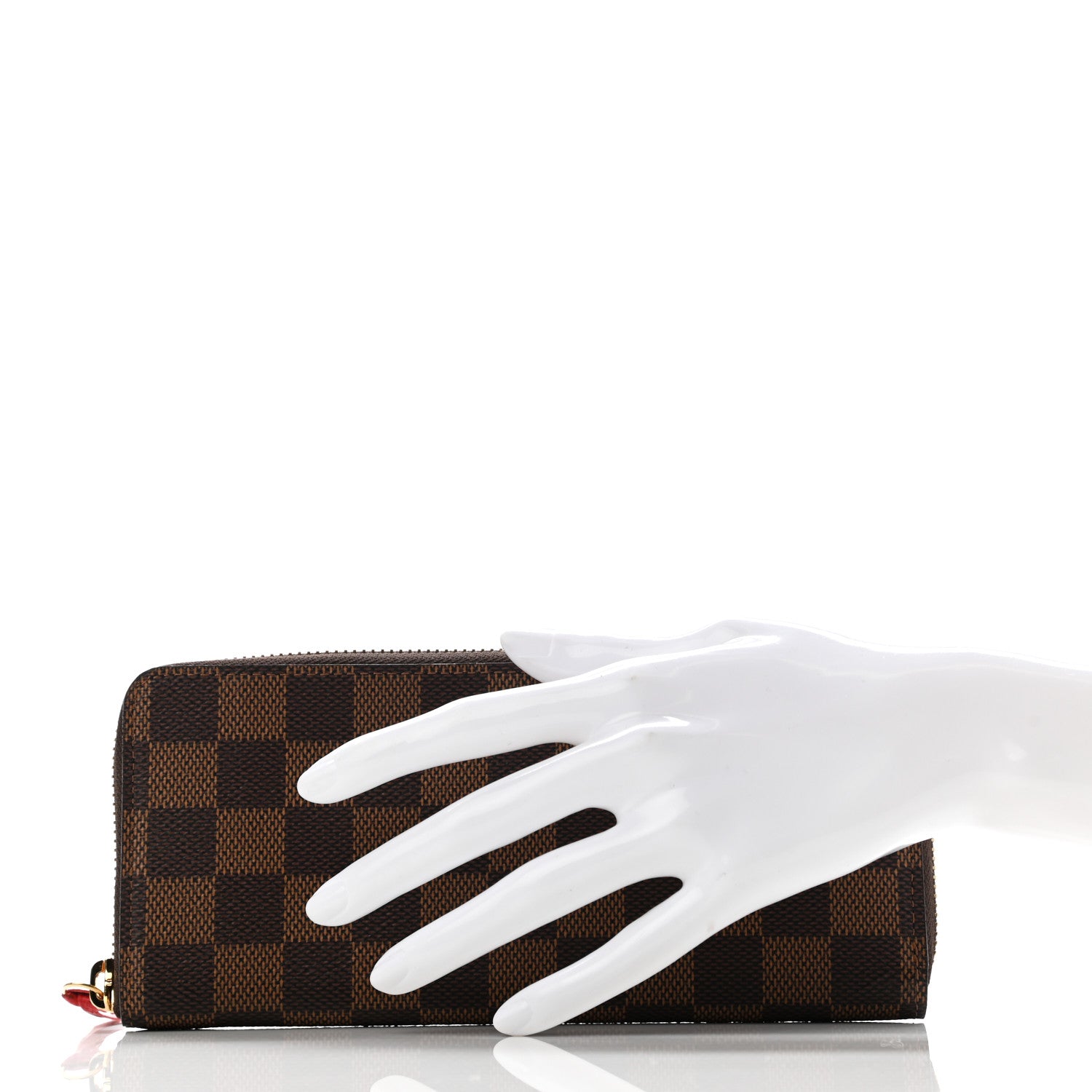 Louis Vuitton Damier Ebene Clemence Wallet 2 of 7