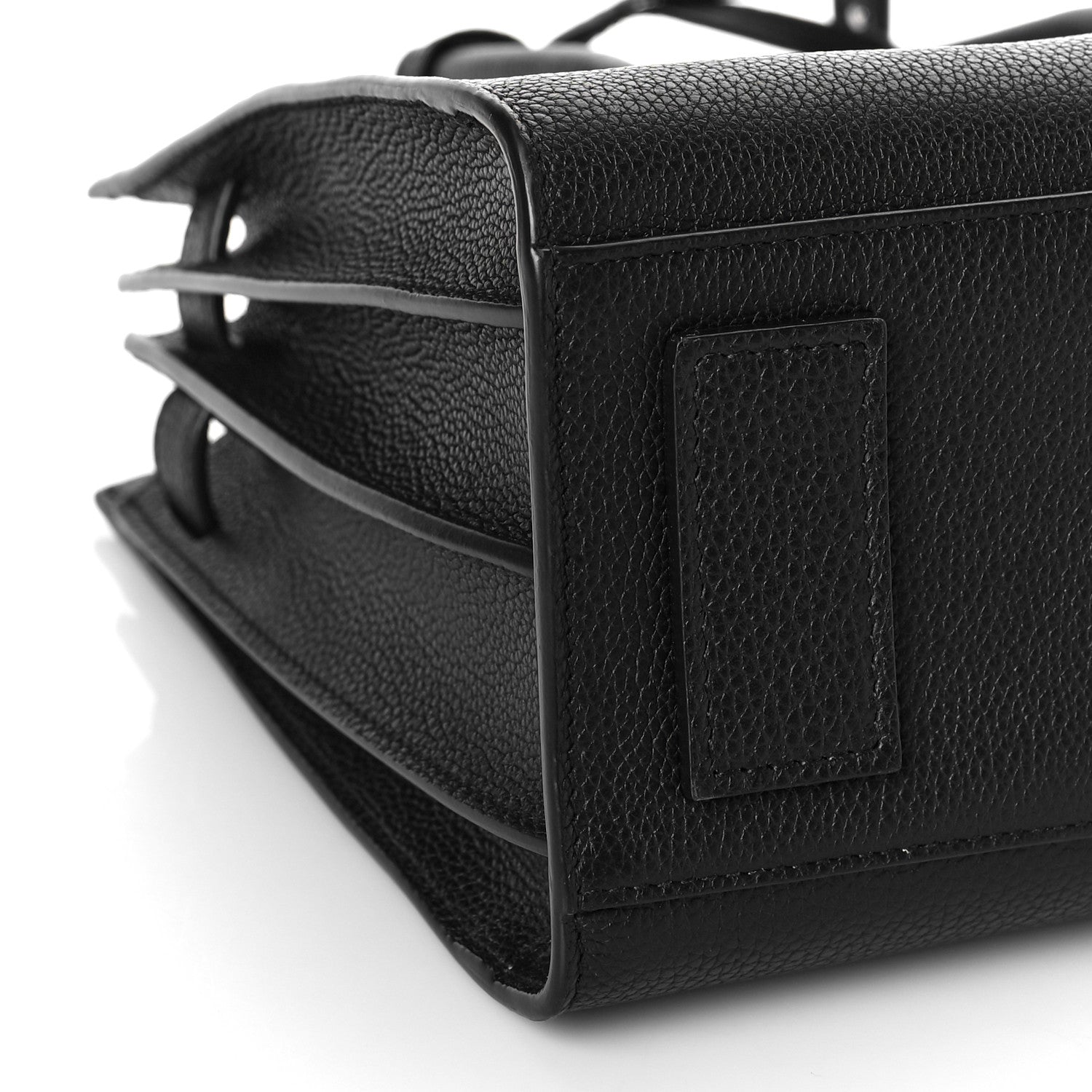 Saint Laurent Grained Calfskin Baby Sac De Jour Souple Black 7 of 8