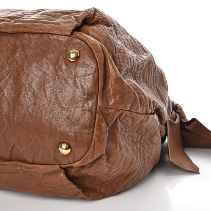 Prada Nappa Antique Bow Tote Bag Cocco 6 of 10