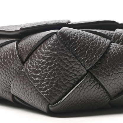 Bottega Veneta Grained Calfskin Intreccio Large Diago Crossbody Bag Fondant 10 of 11