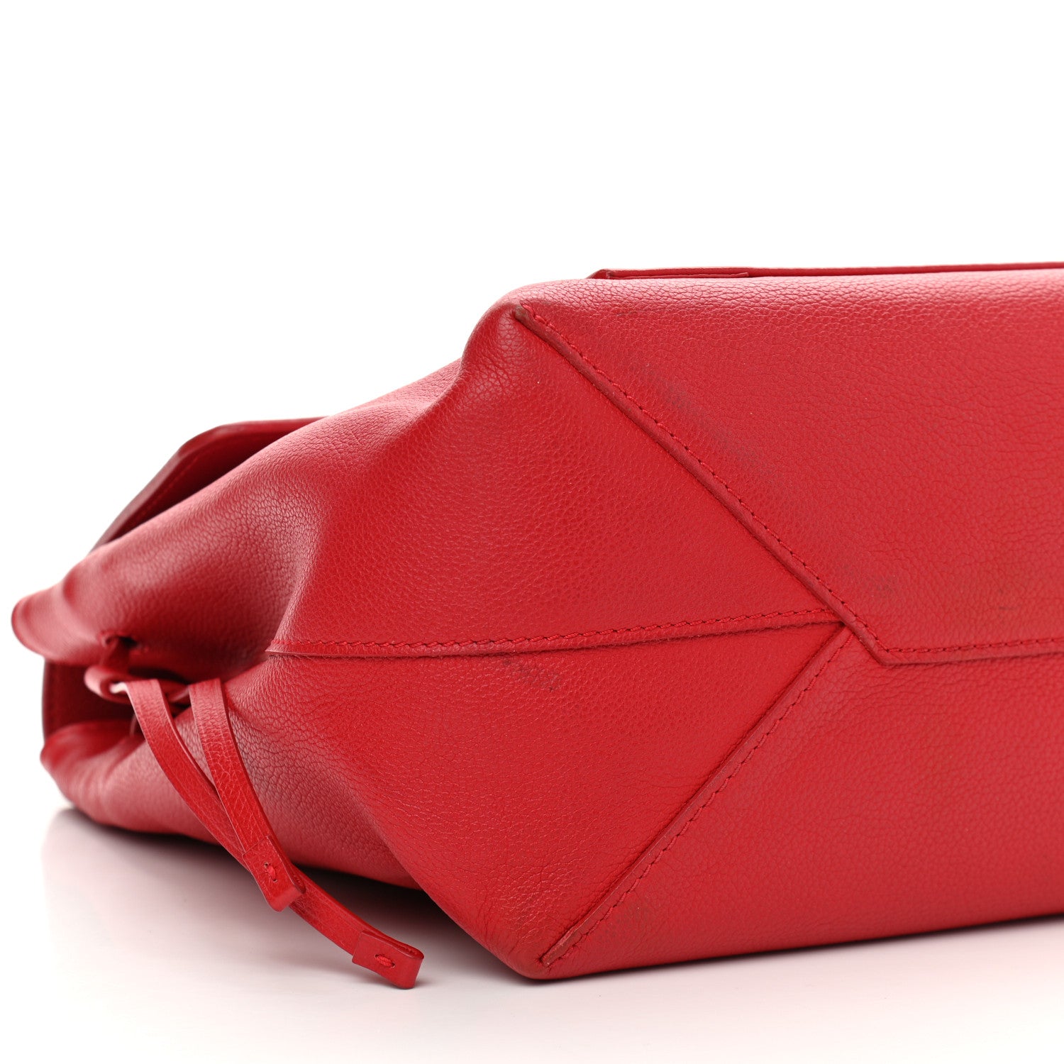 Louis Vuitton Calfskin Lockme MM Rouge 9 of 15
