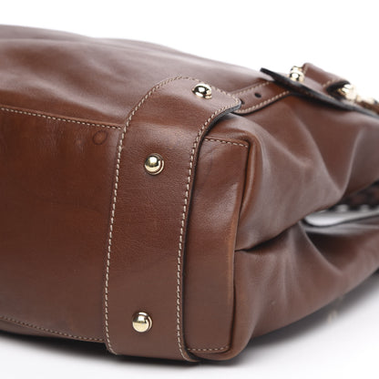 Gucci Calfskin Pelham Shoulder Bag Brown 10 of 15