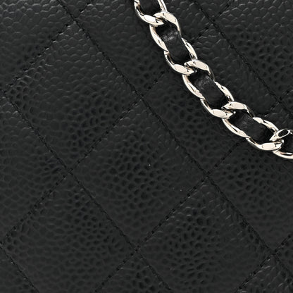 Chanel Caviar Quilted Wallet On Chain WOC Black 10 of 14