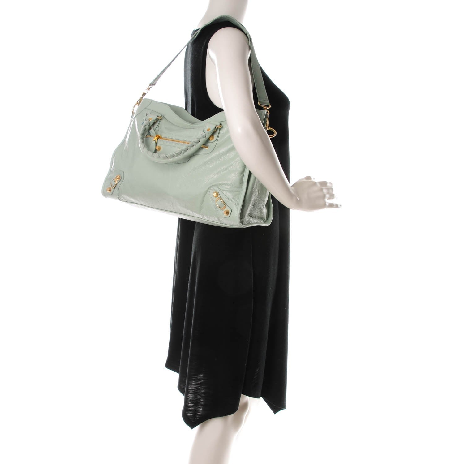 Balenciaga Agneau Giant 12 Gold Hardware City Vert Jade 2 of 7