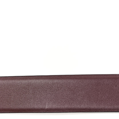 Chanel Calfskin CC Reversible Belt 70 Black Burgundy 4 of 5