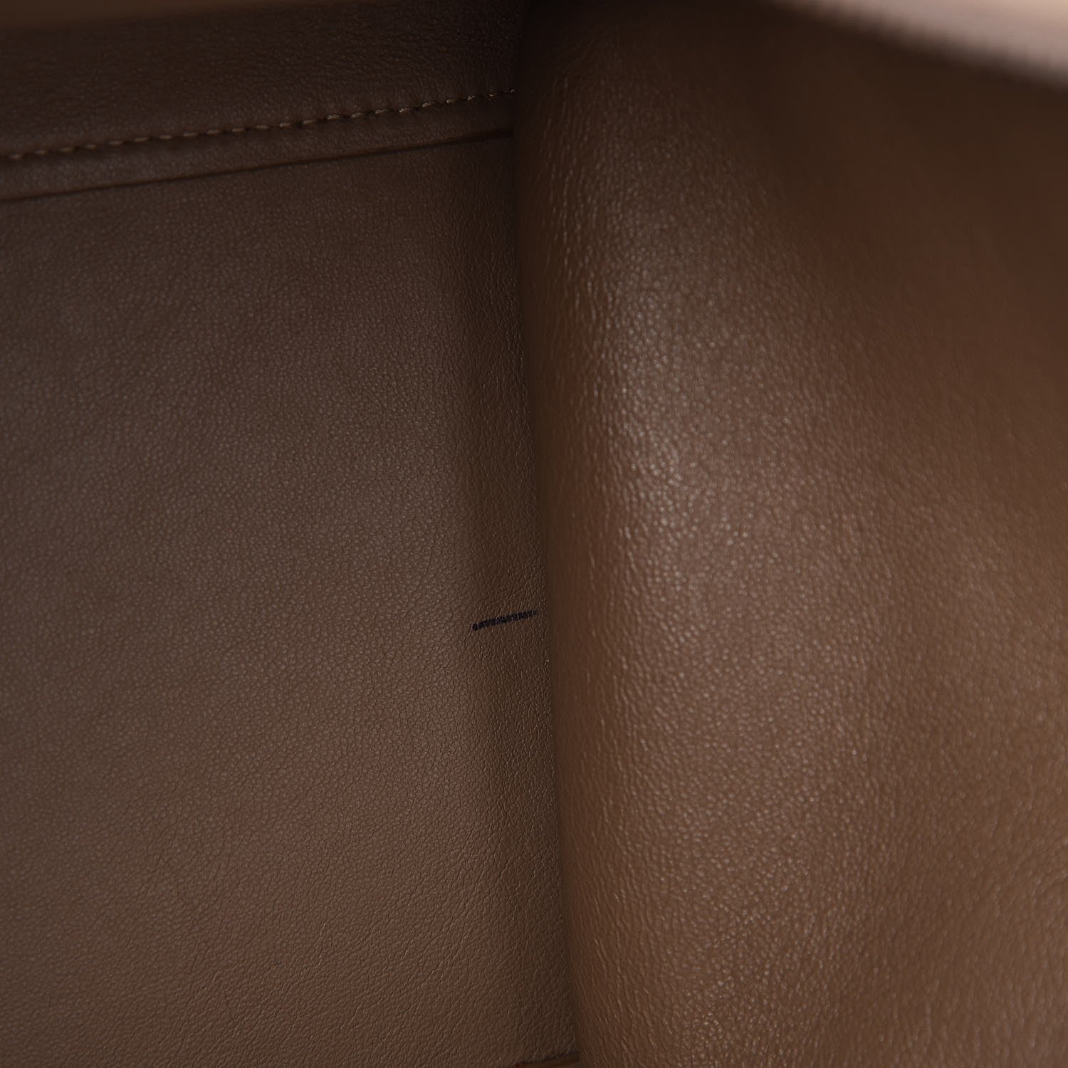 Celine Drummed Calfskin Suede Medium Trapeze Dune 7 of 8