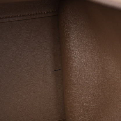 Celine Drummed Calfskin Suede Medium Trapeze Dune 7 of 8