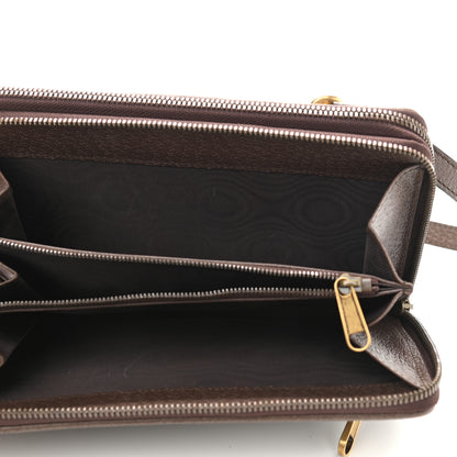 Gucci GG Supreme Monogram Web Ophidia Double Zip Shoulder Bag Beige New Acero 5 of 10