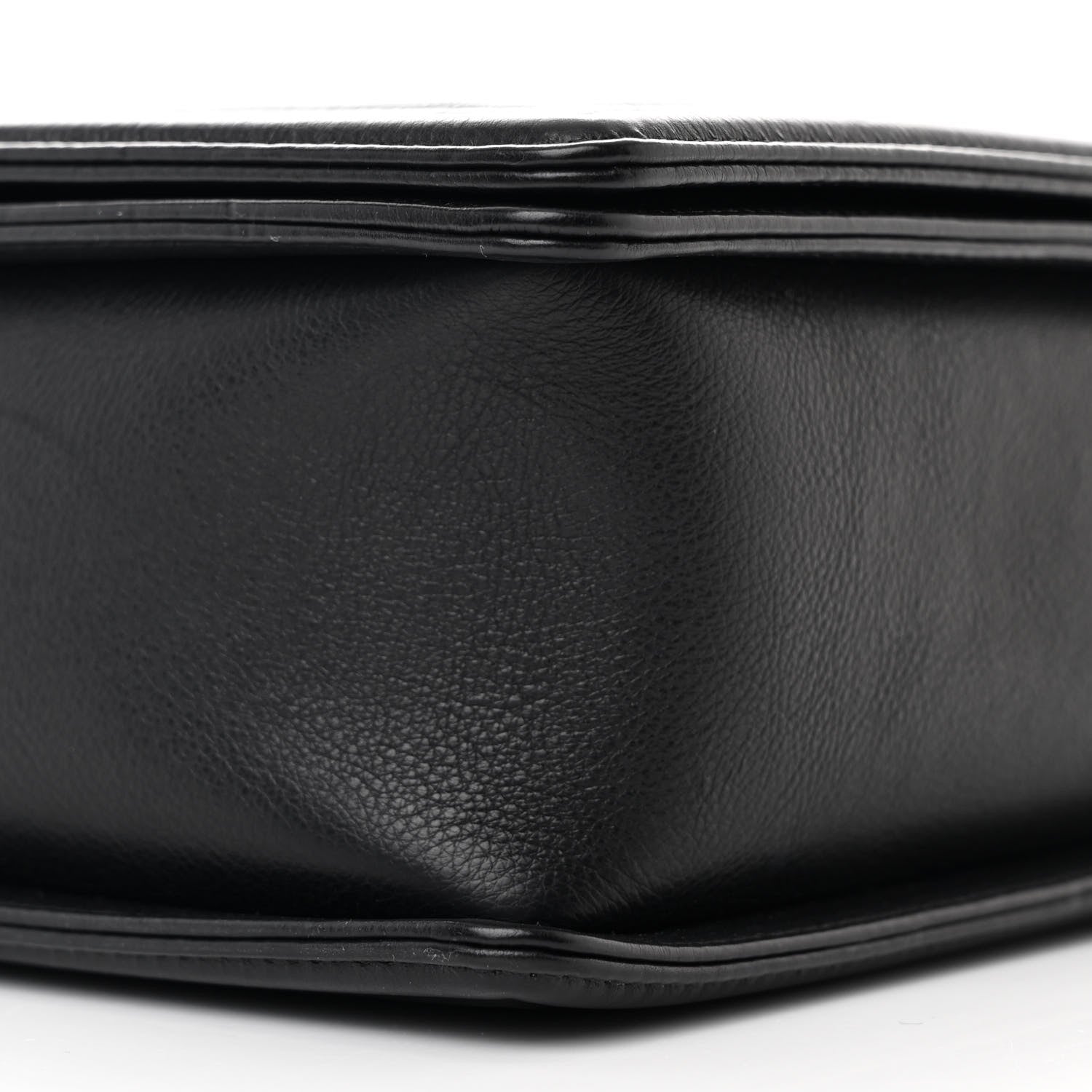 Chanel Calfskin Double Stitch Large Boy Flap Black 10 of 10