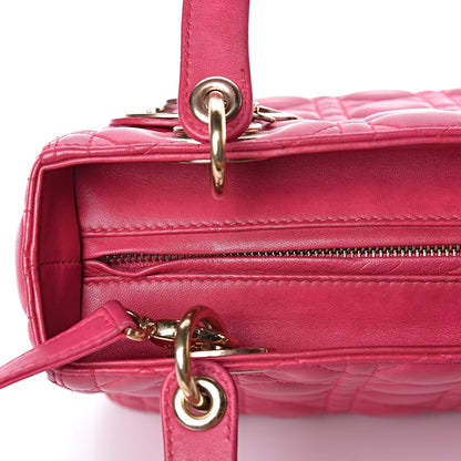 Christian Dior Lambskin Cannage Medium Lady Dior Pink 15 of 18