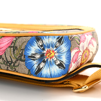 Gucci GG Supreme Monogram Flora Medium Ophidia Belt Bag Beige Multicolor Crop 10 of 12