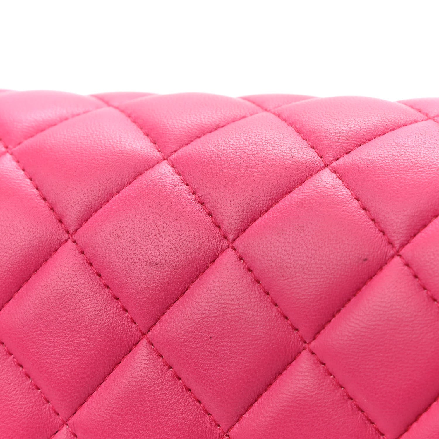 Chanel Lambskin Quilted Mini Rectangular Flap Fuchsia 10 of 11