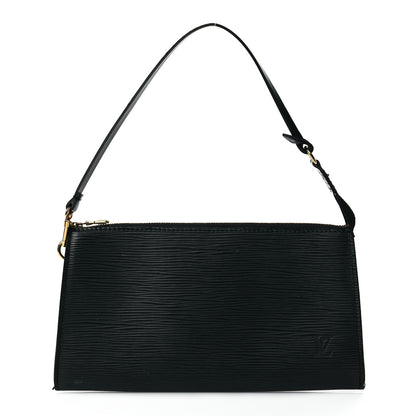 Louis Vuitton Epi Pochette Accessories 24 Black 1 of 11