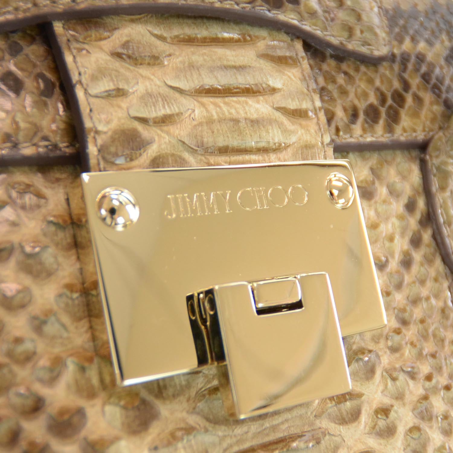 Jimmy Choo Python Large Rosalie Satchel 5 of 7