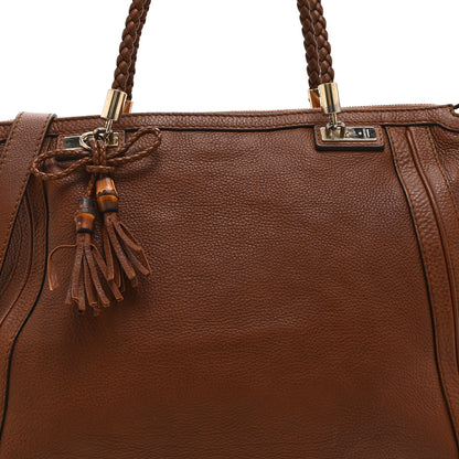 Gucci Cellarius Calfskin Large Bella Top Handle Bag Cuir 9 of 12