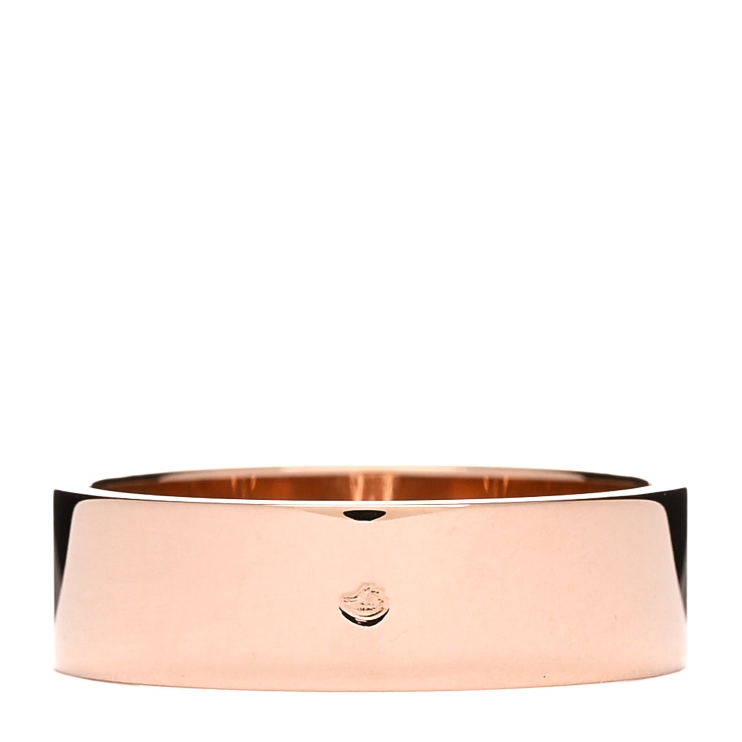 18K Rose Gold Diamond PM H D'Ancre Ring 52 6