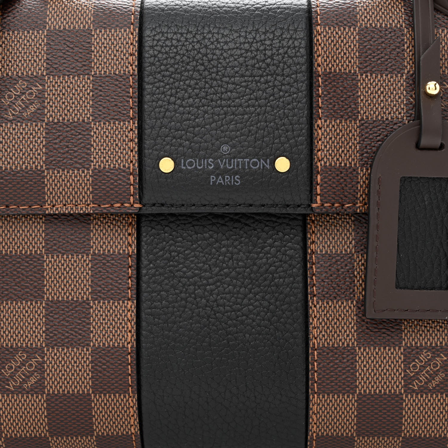 Louis Vuitton Damier Ebene Bond Street BB Black 8 of 10