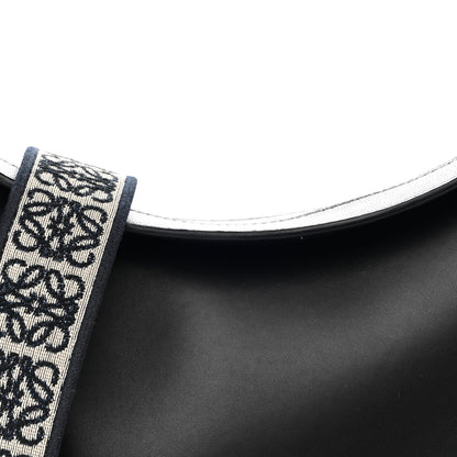 Loewe Satin Calfskin Jacquard Luna Bag Black 7 of 10