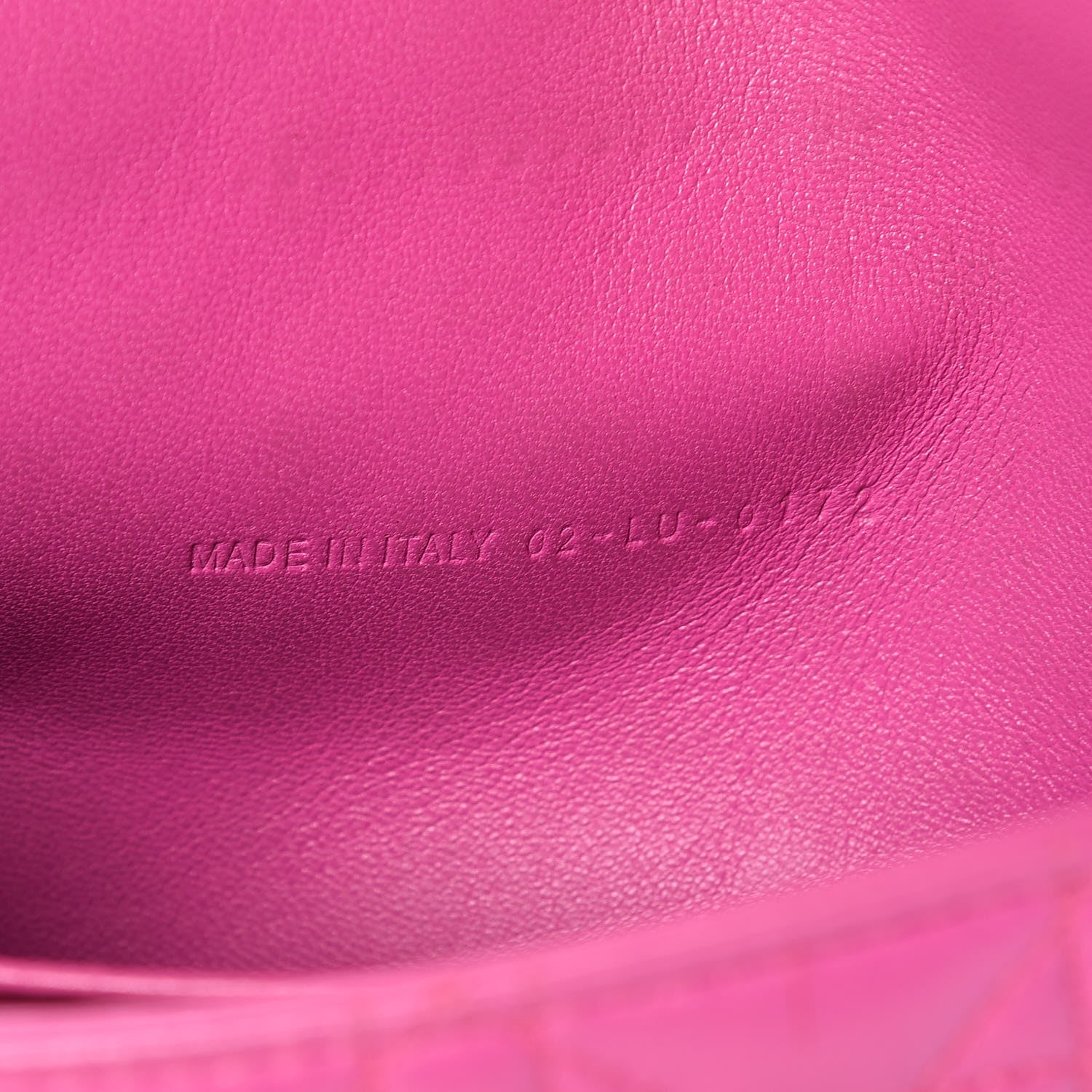 Christian Dior Lambskin Cannage New Lock Pouch Rose Sorbet 7 of 15