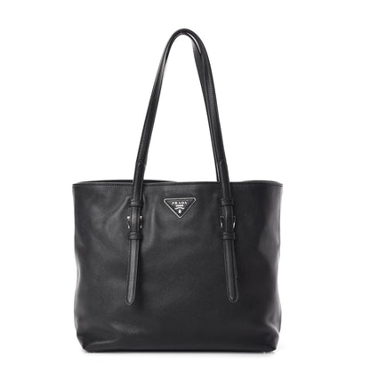 Prada Saffiano Soft Tote Black 1 of 16
