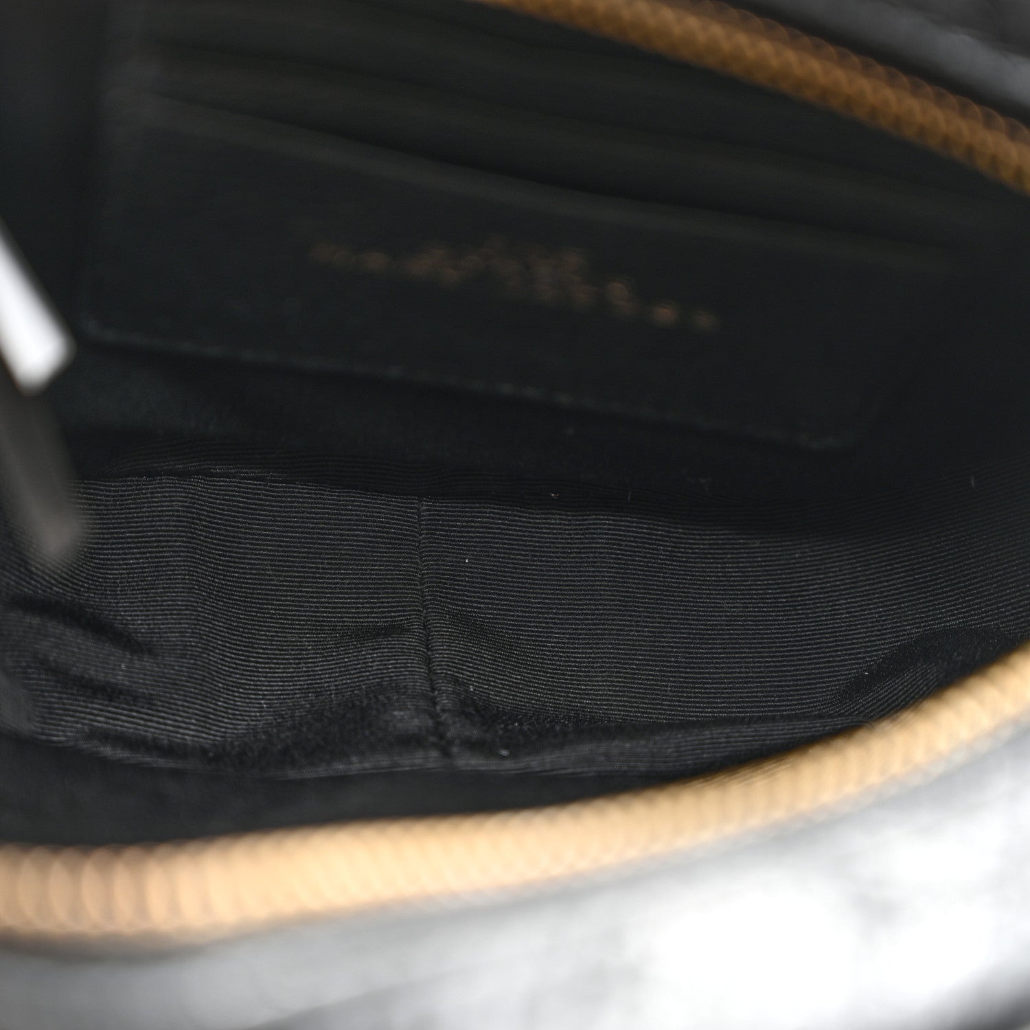Marc Jacobs Grained Calfskin Quilted The Status Round Crossbody Black 5 of 10