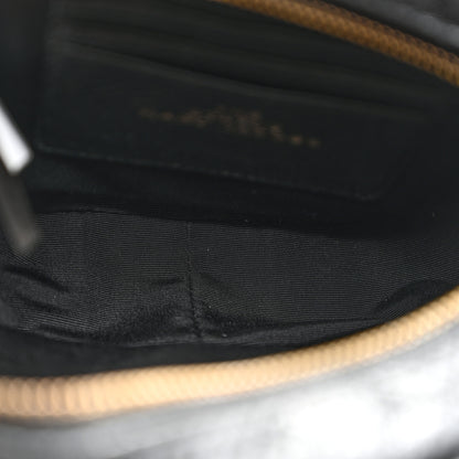 Marc Jacobs Grained Calfskin Quilted The Status Round Crossbody Black 5 of 10