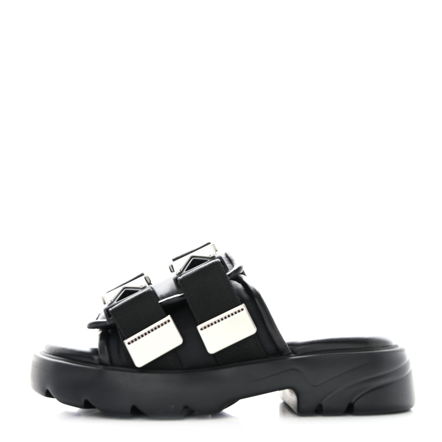Bottega Veneta Nappa Flash 45mm Flat Sandals 37 Black 1 of 9
