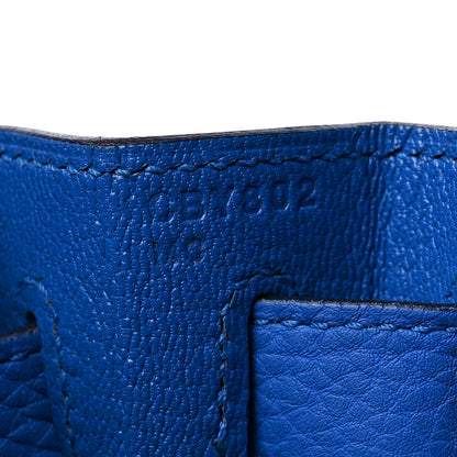 Hermes Togo Kelly Retourne 28 Bleu Zellige 7 of 11