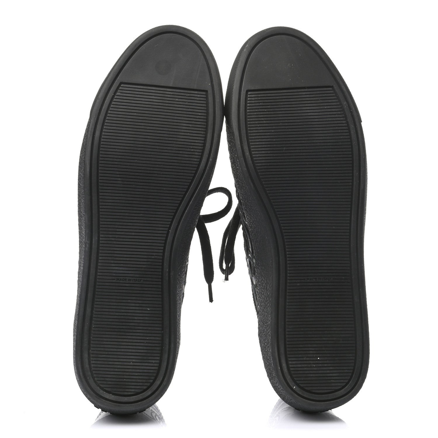 Chanel Patent Grained Goatskin Hollow Out Flower Sneakers 37 Black 5 of 8