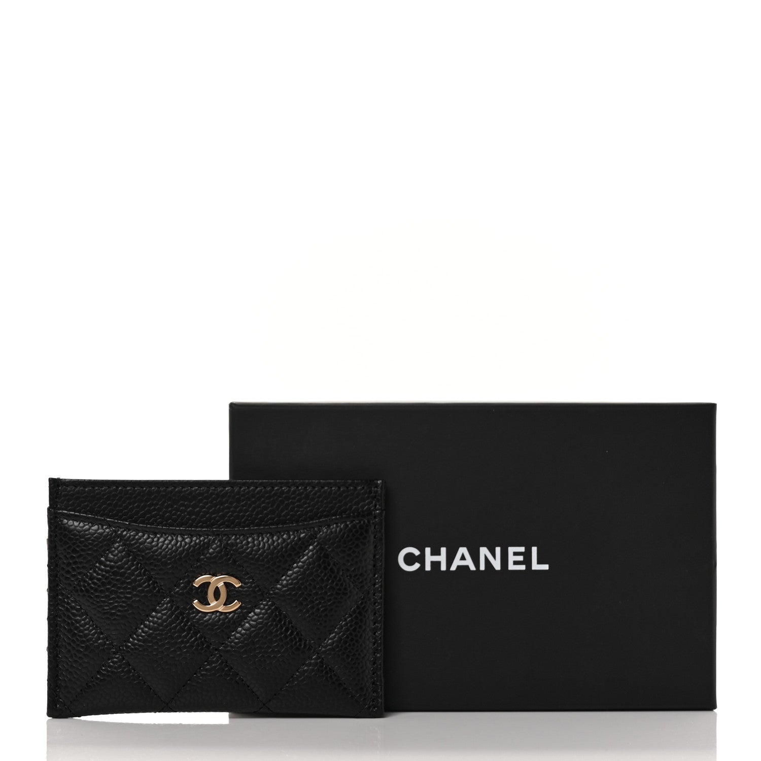 Chanel Caviar Quilted Card Holder Black 11 of 11