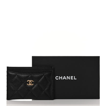 Chanel Caviar Quilted Card Holder Black 11 of 11