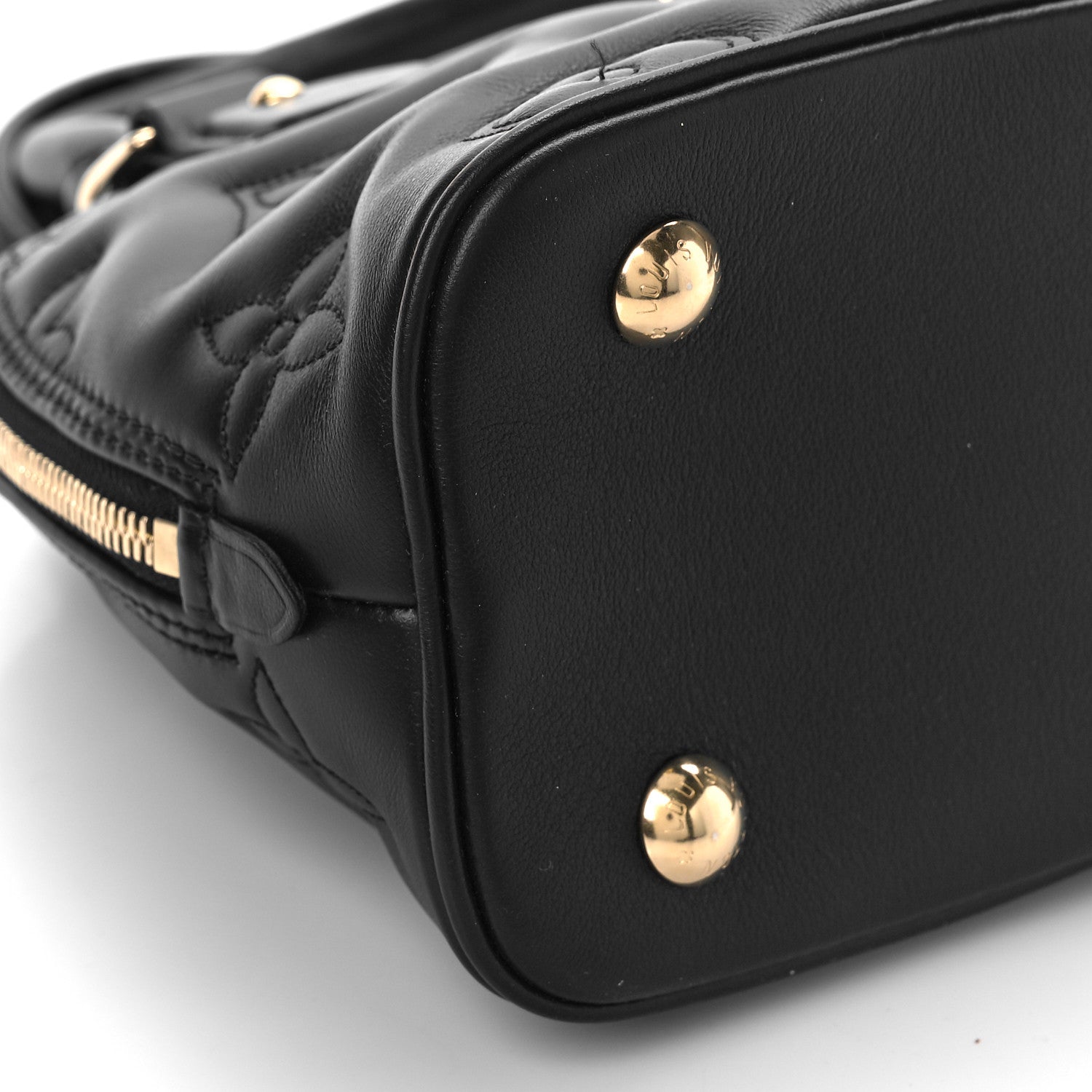 Louis Vuitton Calfskin Bubblegram Alma BB Black 7 of 8