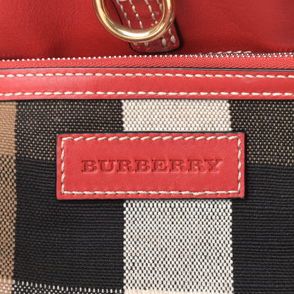 Burberry Canvas Mega Check Medium Maidstone Cadmium Red 6 of 15